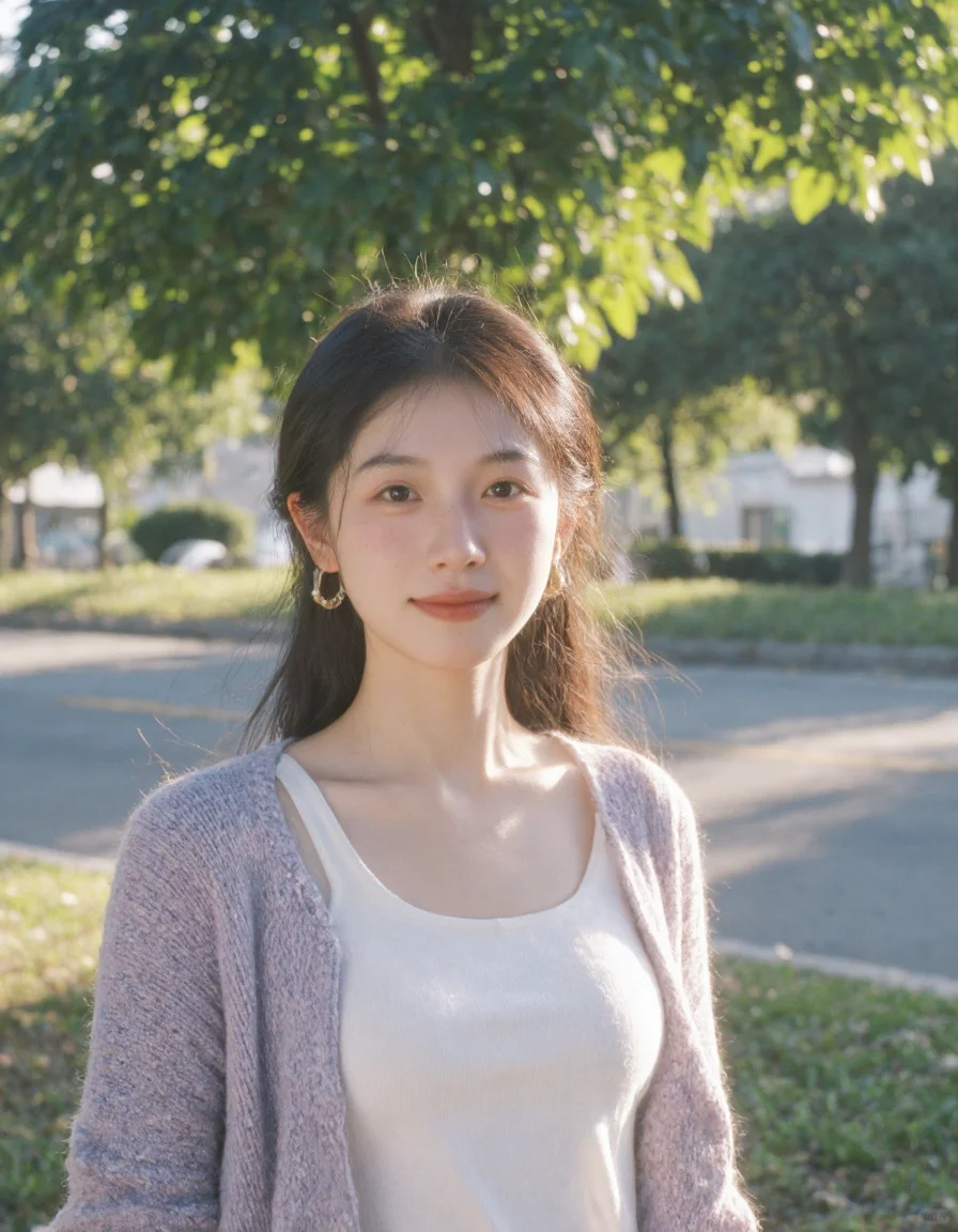 超绝！方圆脸淡颜日常裸妆来啦