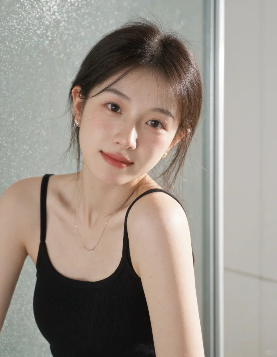 超绝！方圆脸淡颜日常裸妆来啦