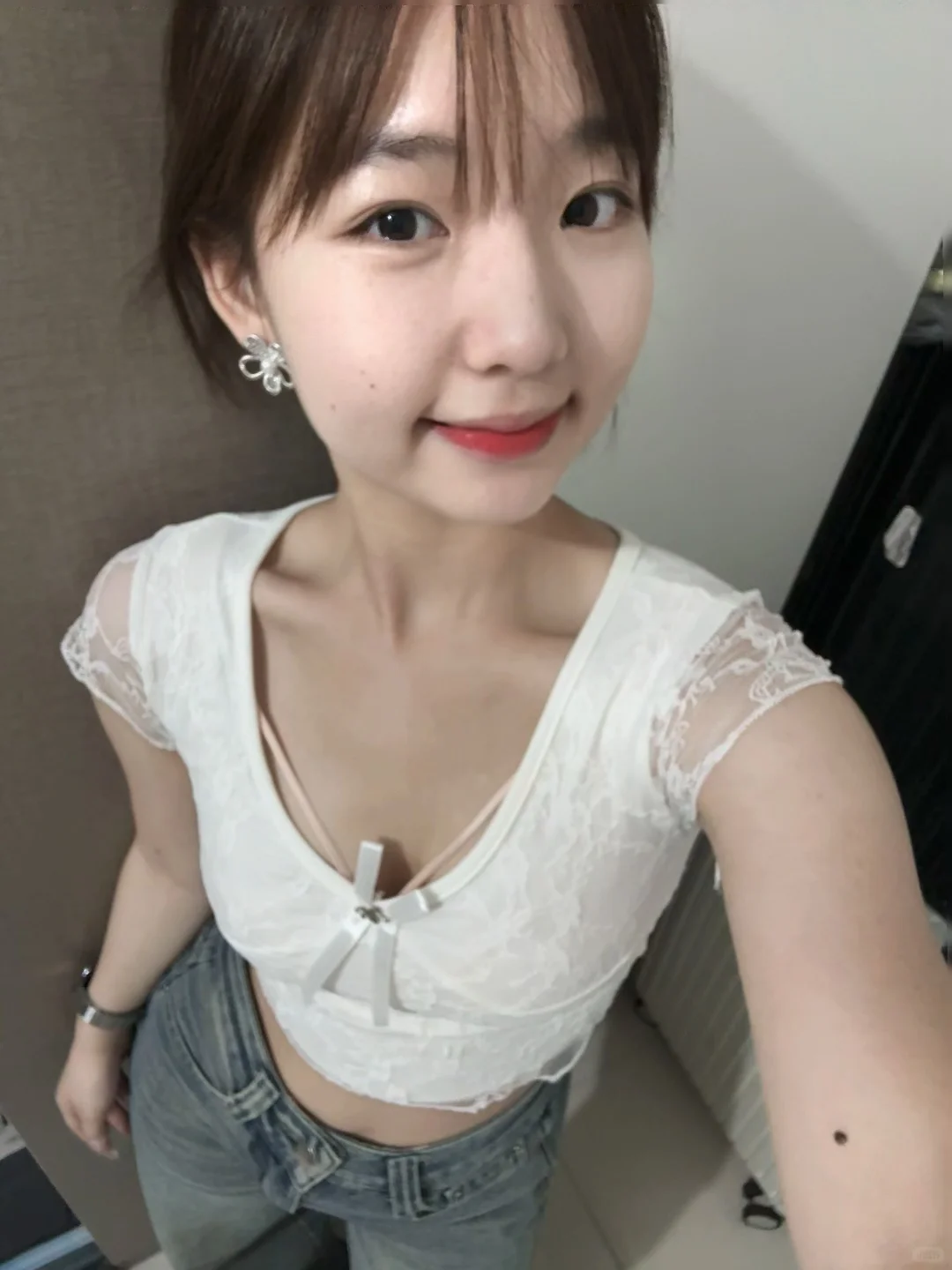 圆脸一定要打耳洞