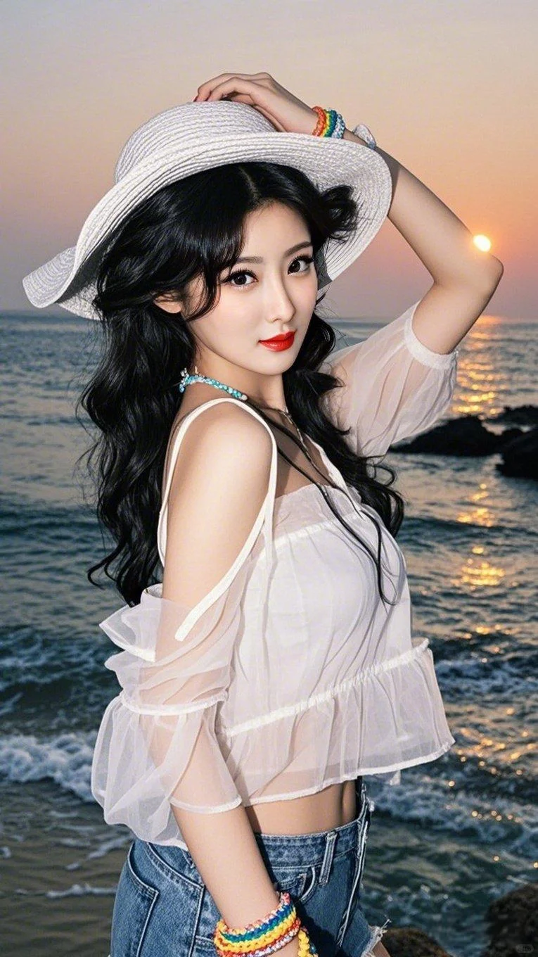 自由如海,自拍如画