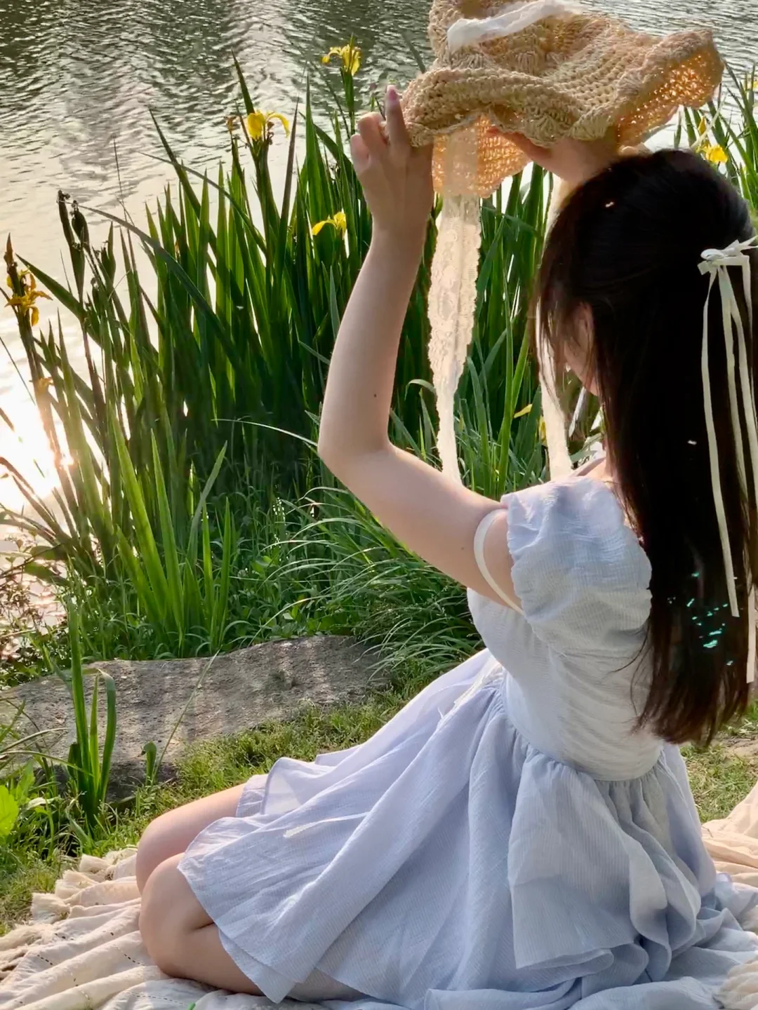 春日少女 五一出游穿上