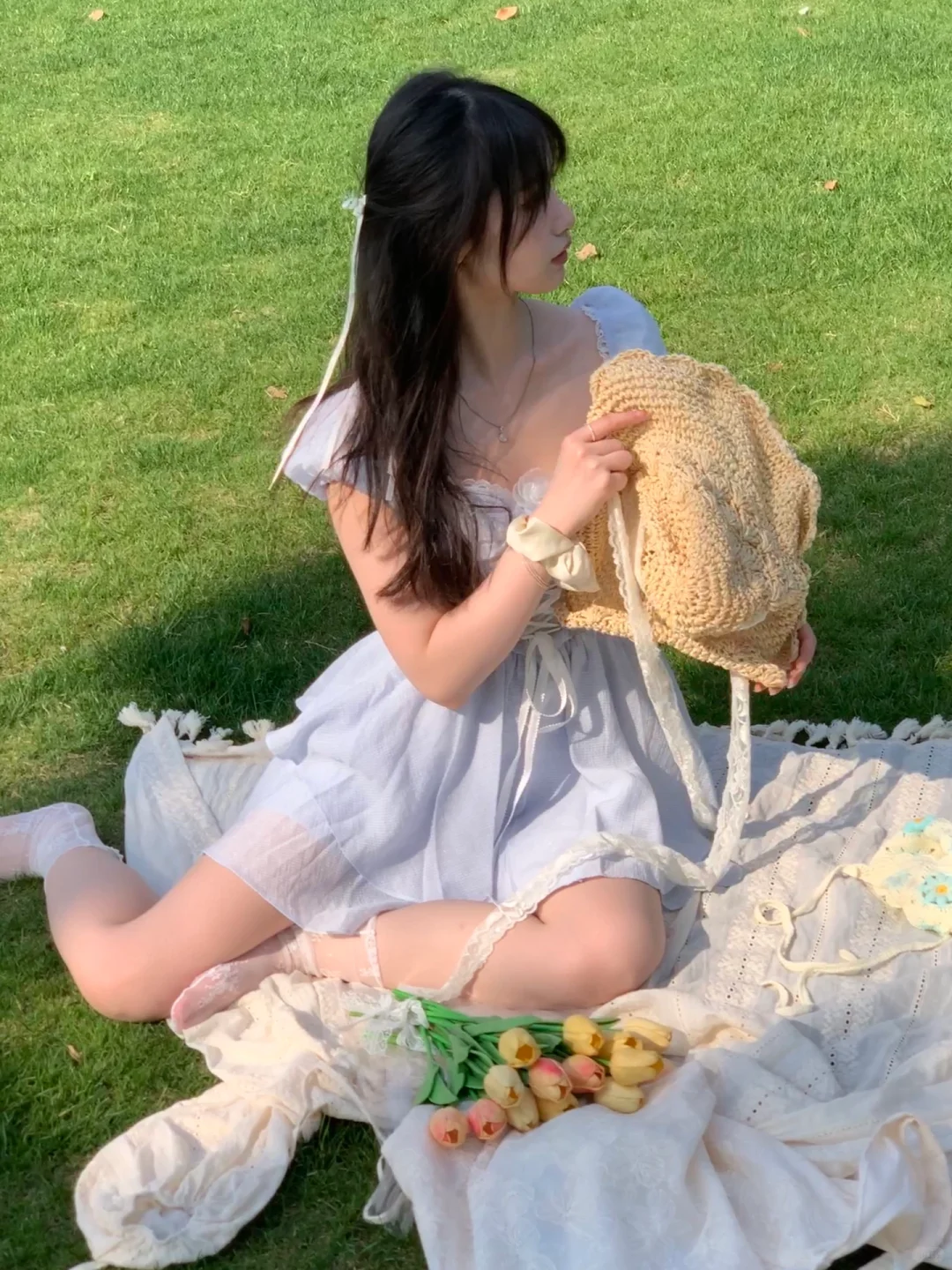 春日少女 五一出游穿上