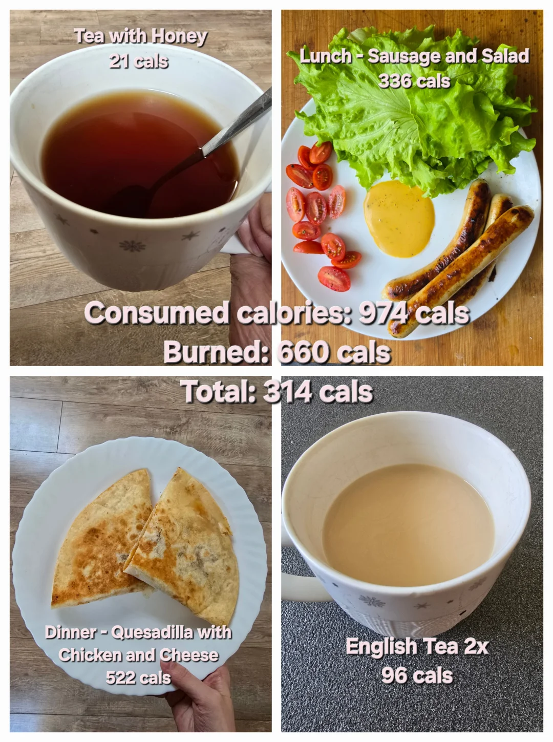 1000 cals diet!