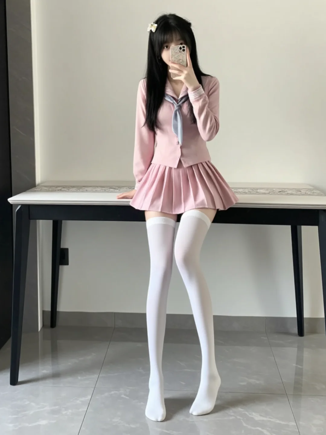 过膝袜～