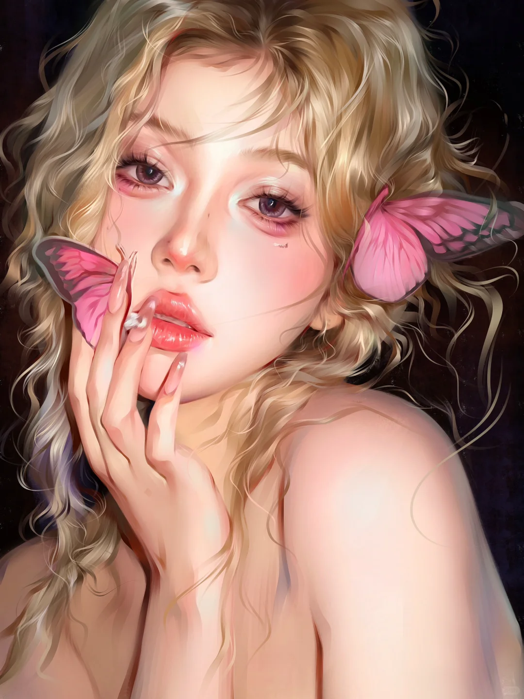 还原美貌-厚涂过程～