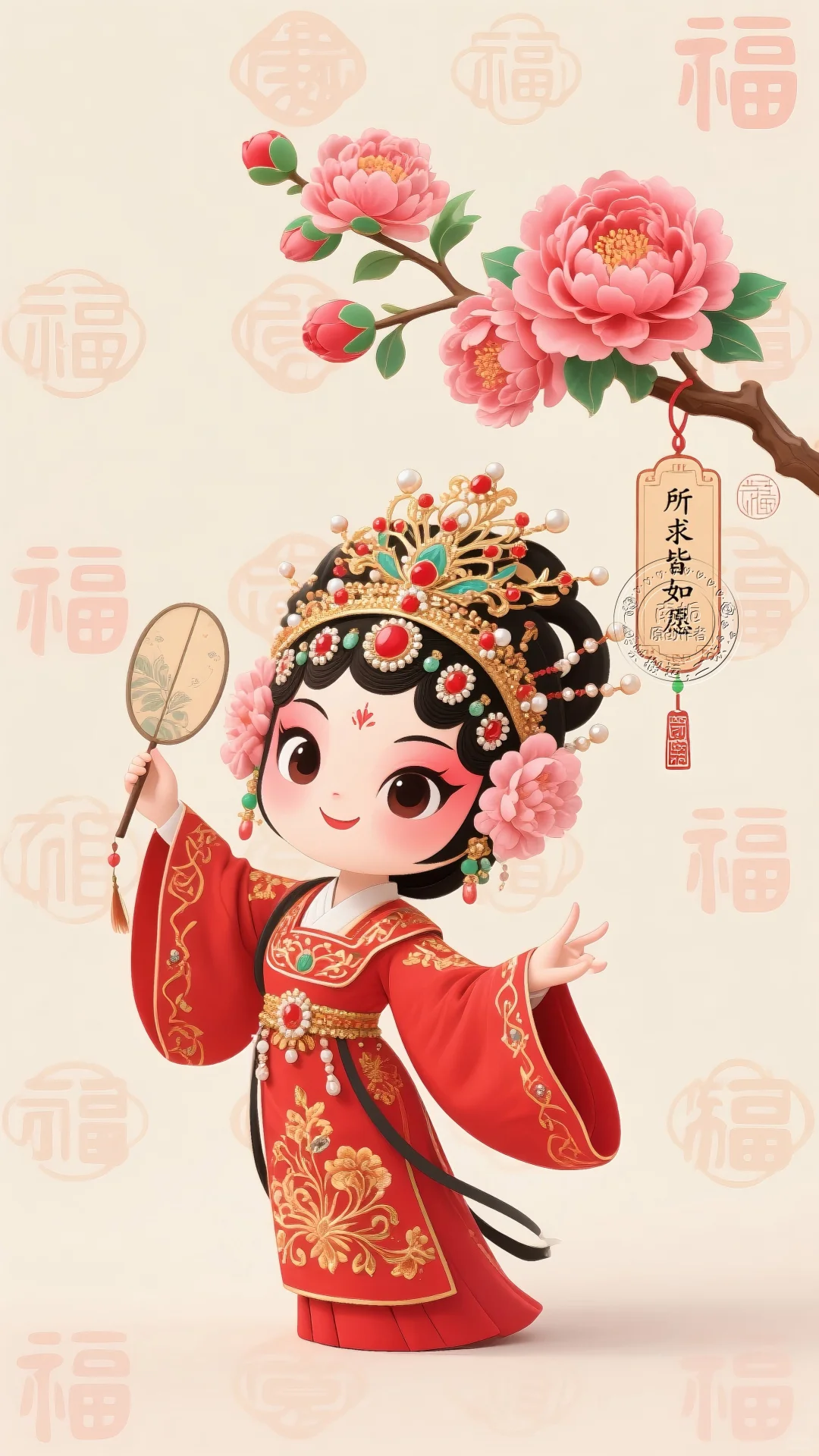 戏曲花旦壁纸