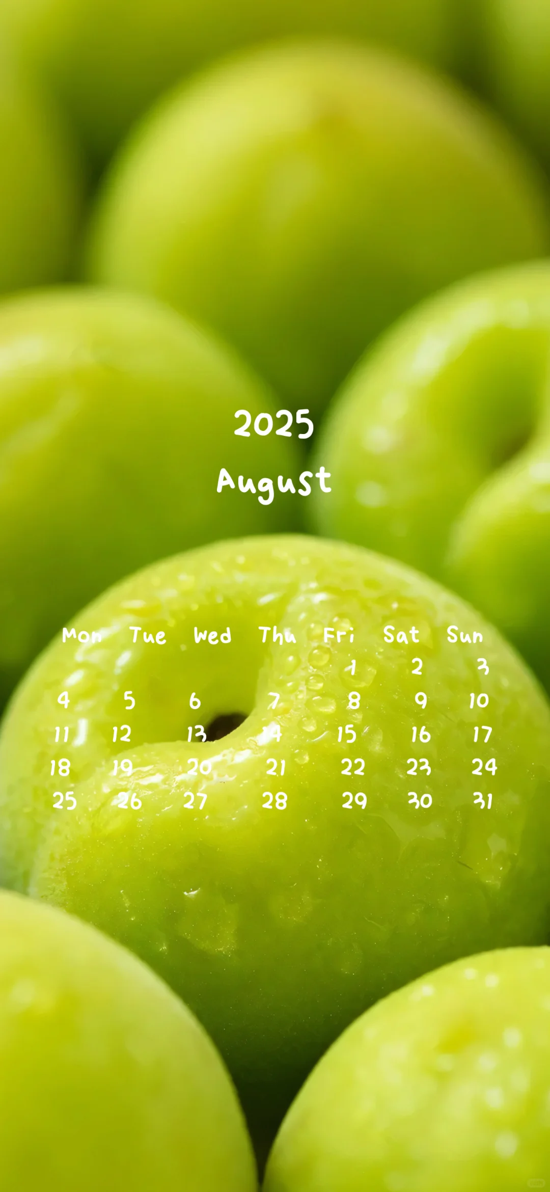 📆日历壁纸𝐒𝐡𝐚𝐫𝐞 ◡̈°｜青瑭凝露