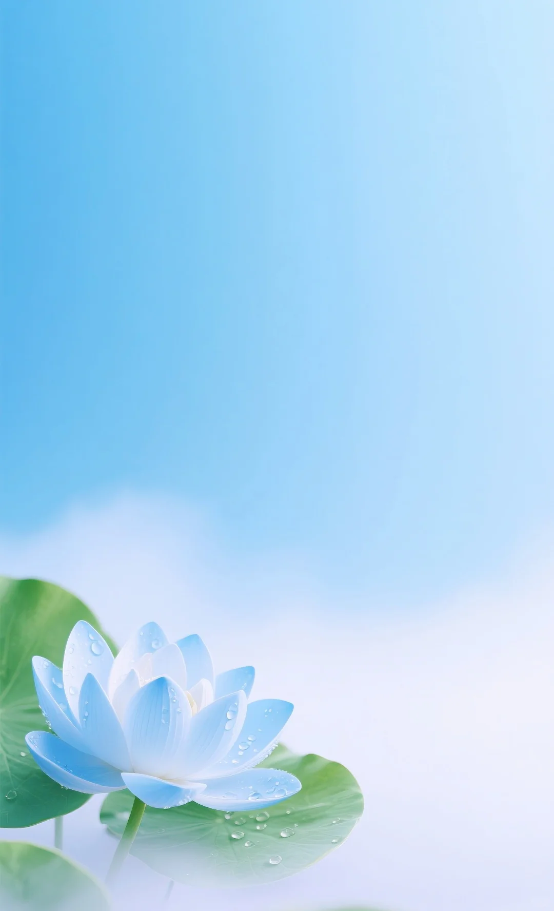 治愈系壁纸—蓝莲花