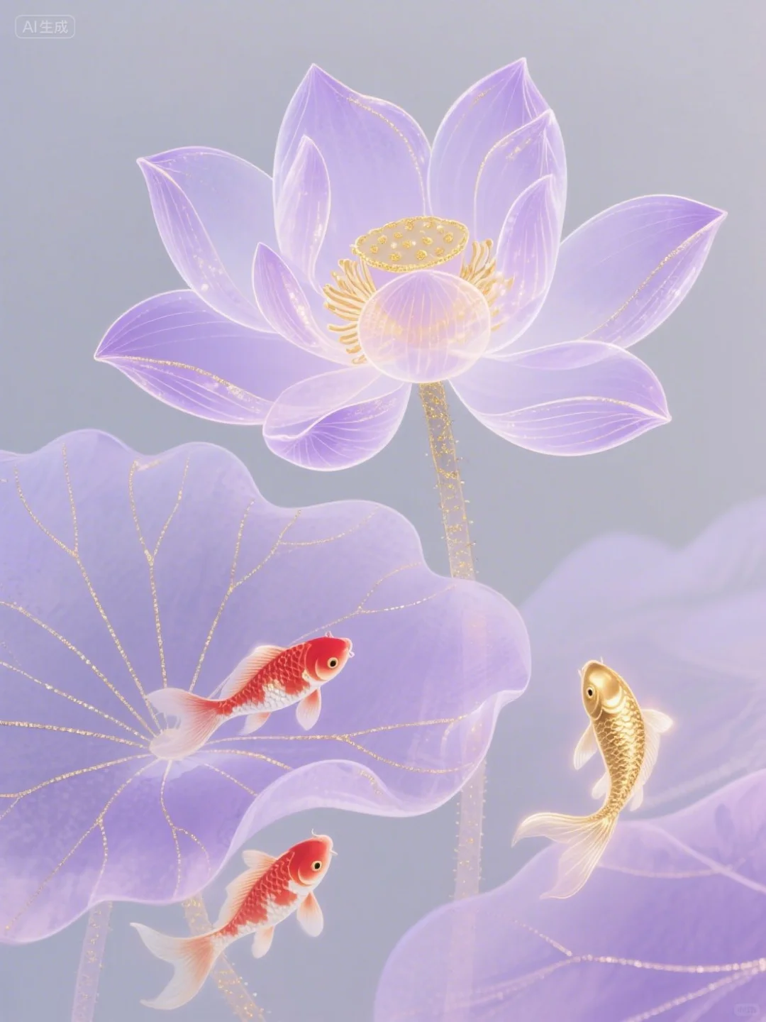 几幅莲年有鱼，大家欣赏！