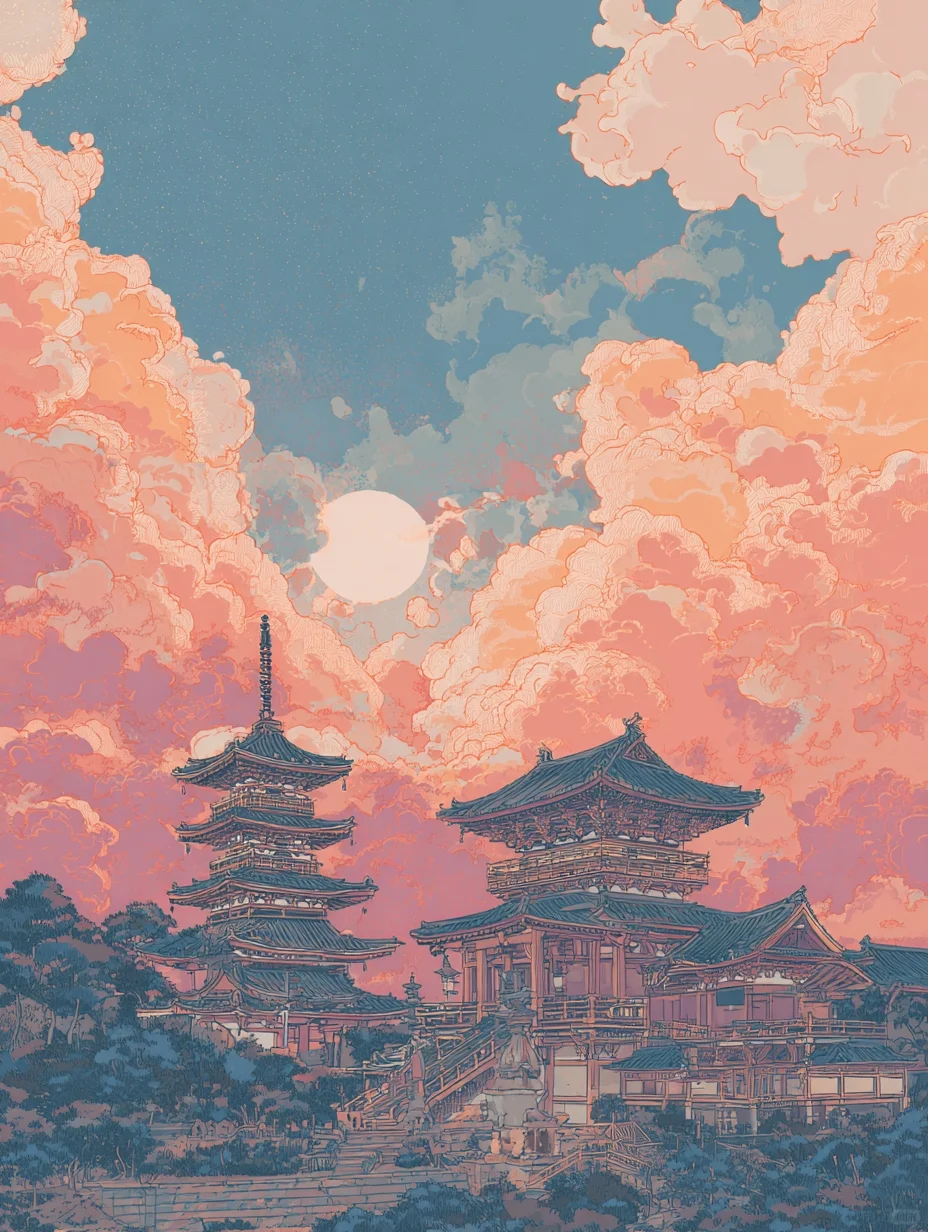 超现实主义｜现代浮世绘壁纸