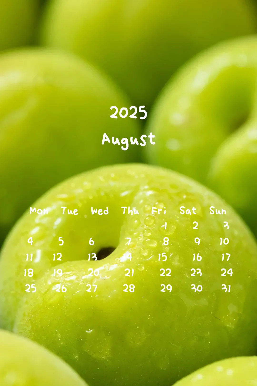 📆日历壁纸𝐒𝐡𝐚𝐫𝐞 ◡̈°｜青瑭凝露
