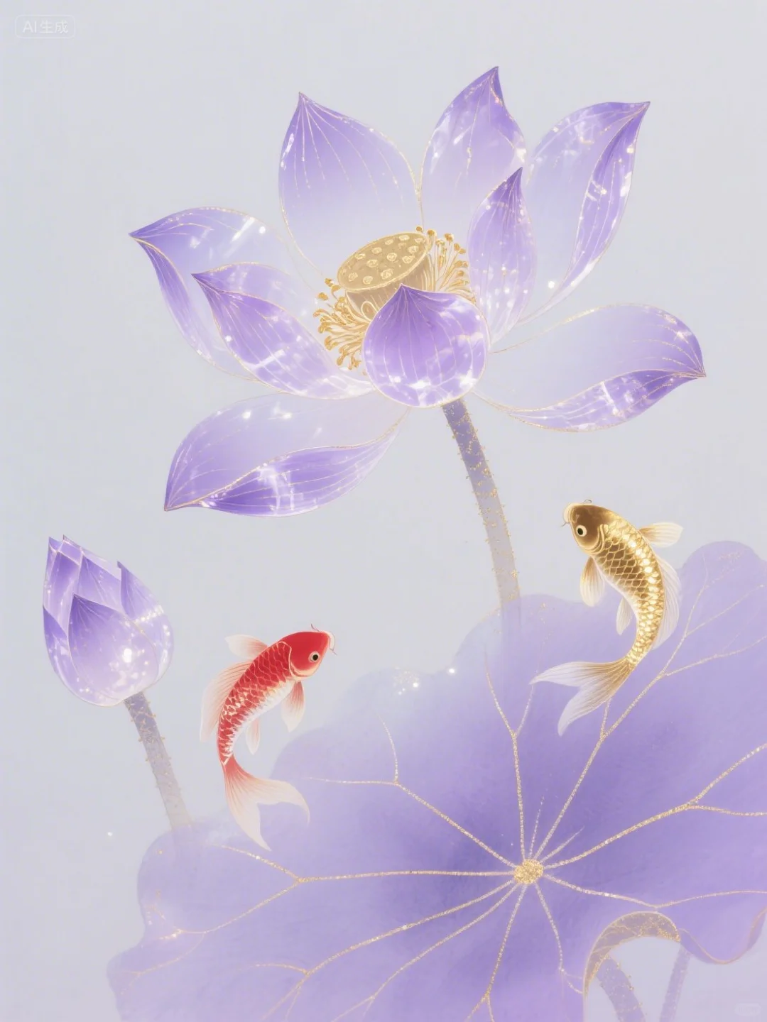 几幅莲年有鱼，大家欣赏！