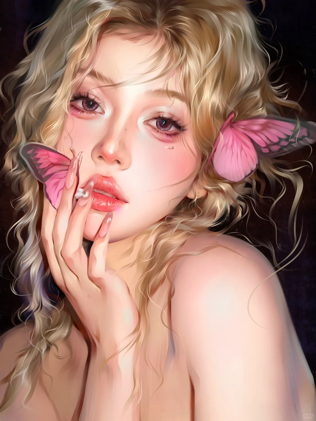 还原美貌-厚涂过程～