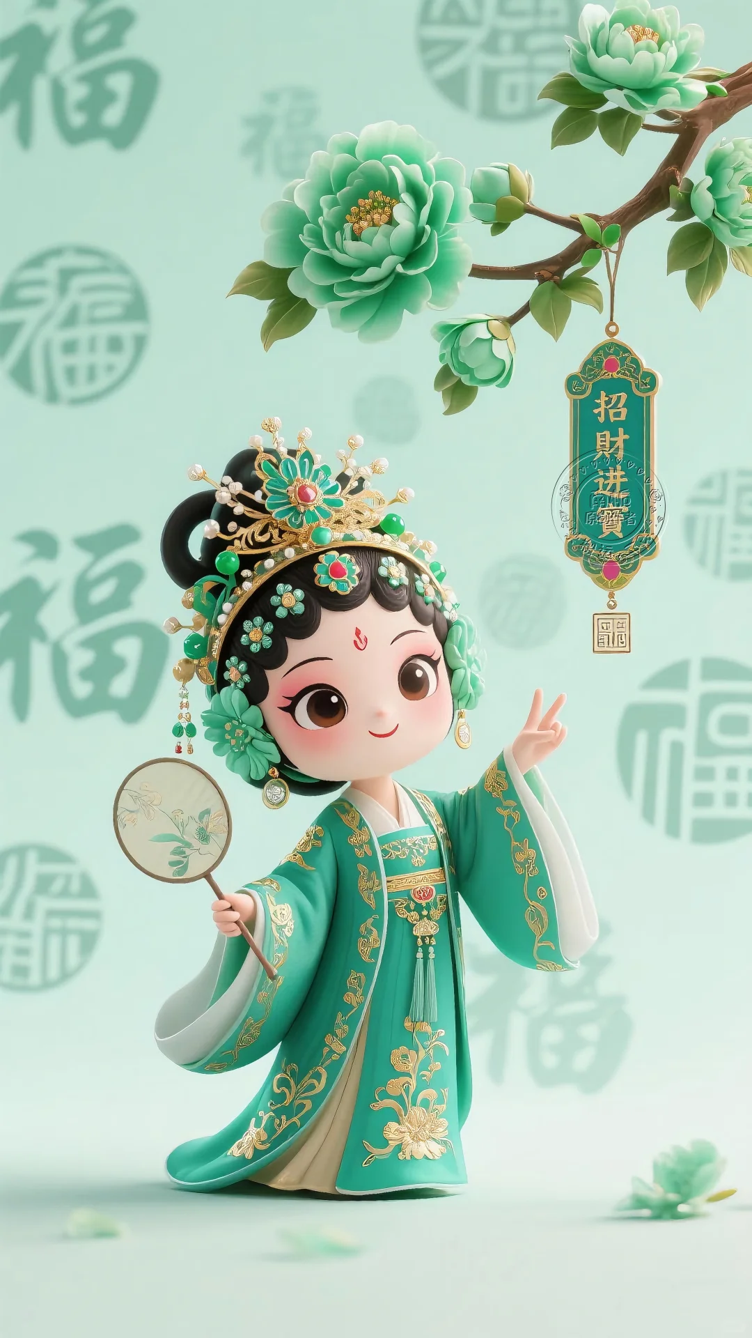 戏曲花旦壁纸