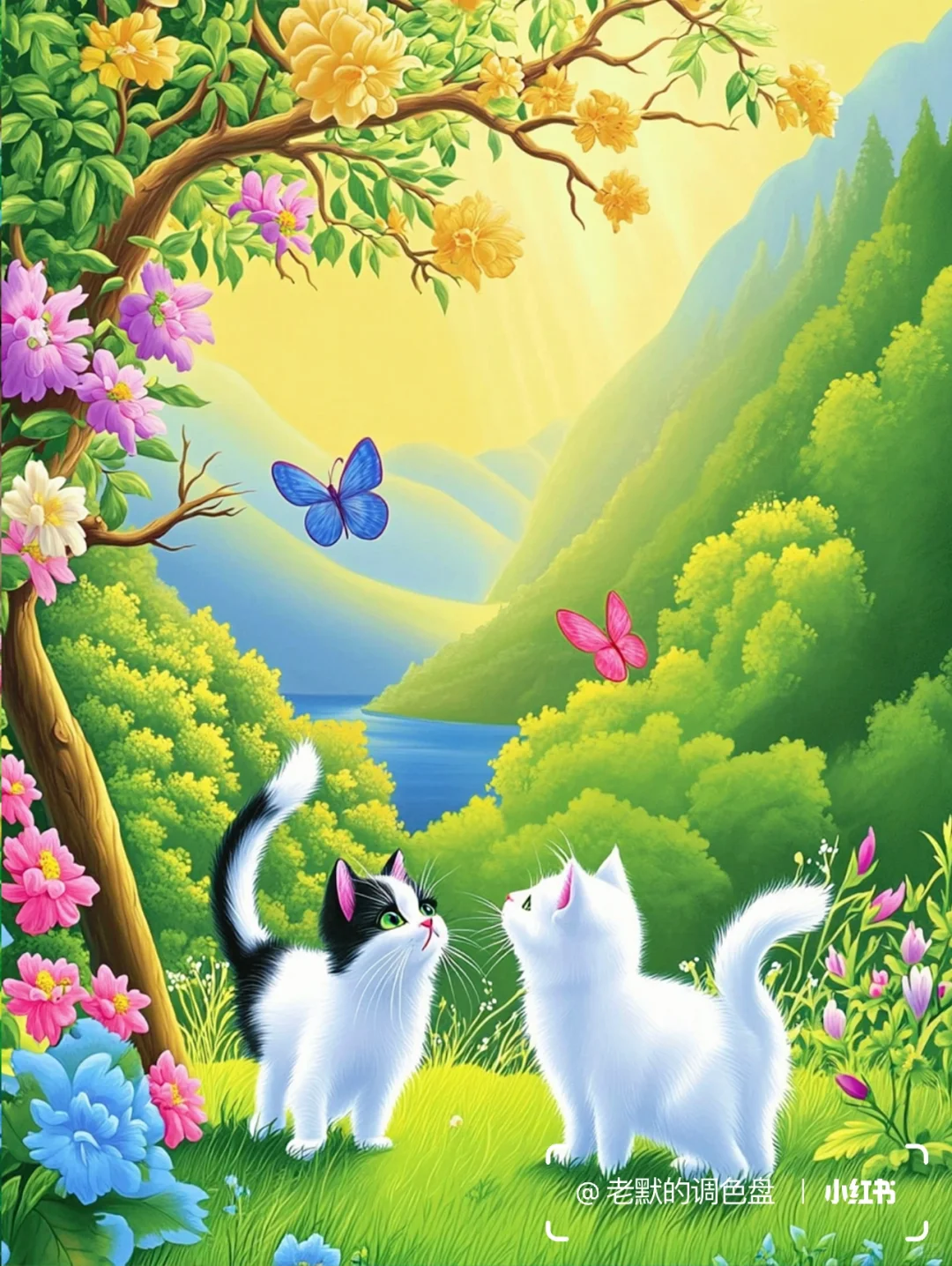 请查收今日应急治愈包～可爱猫咪插画