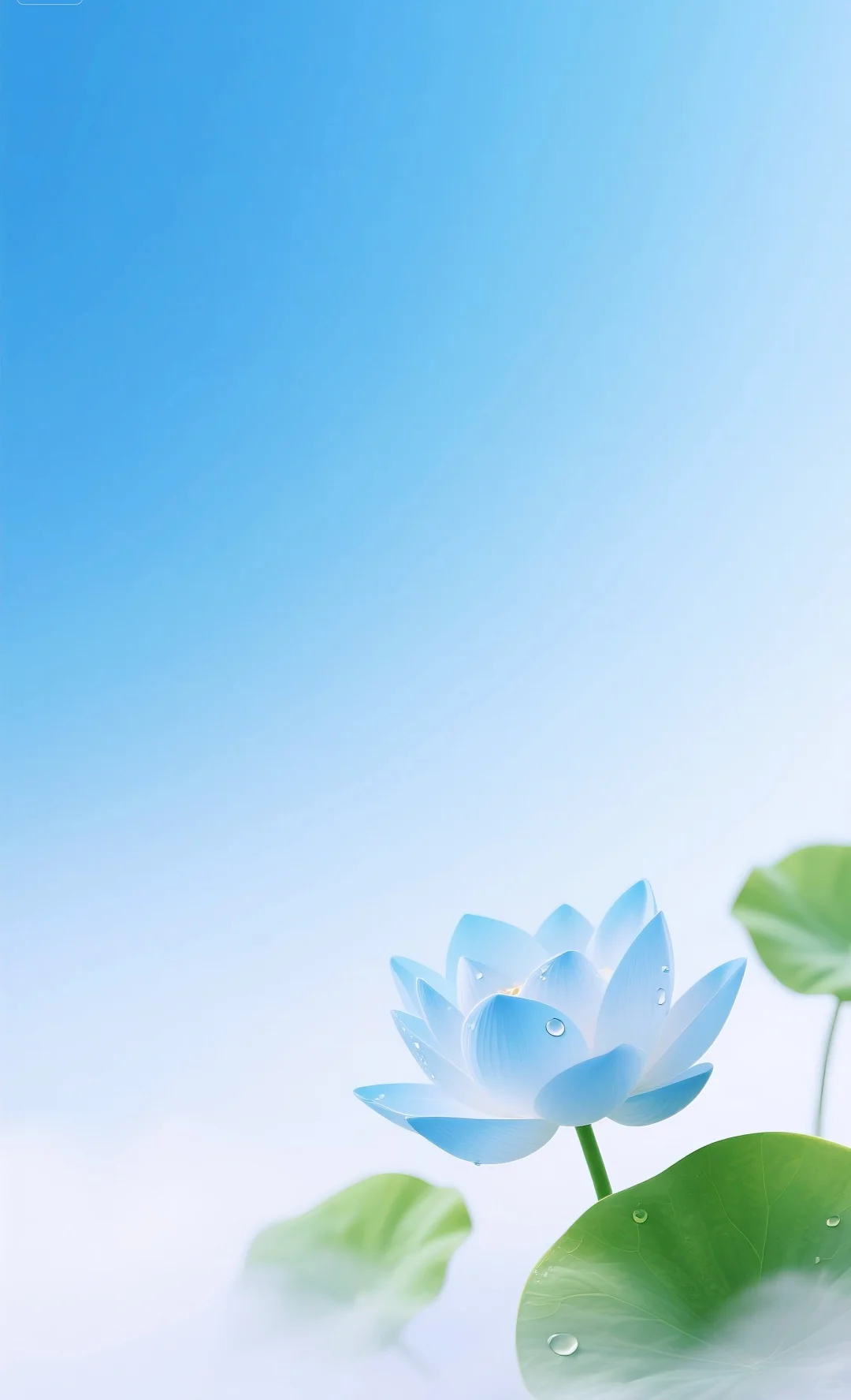 治愈系壁纸—蓝莲花