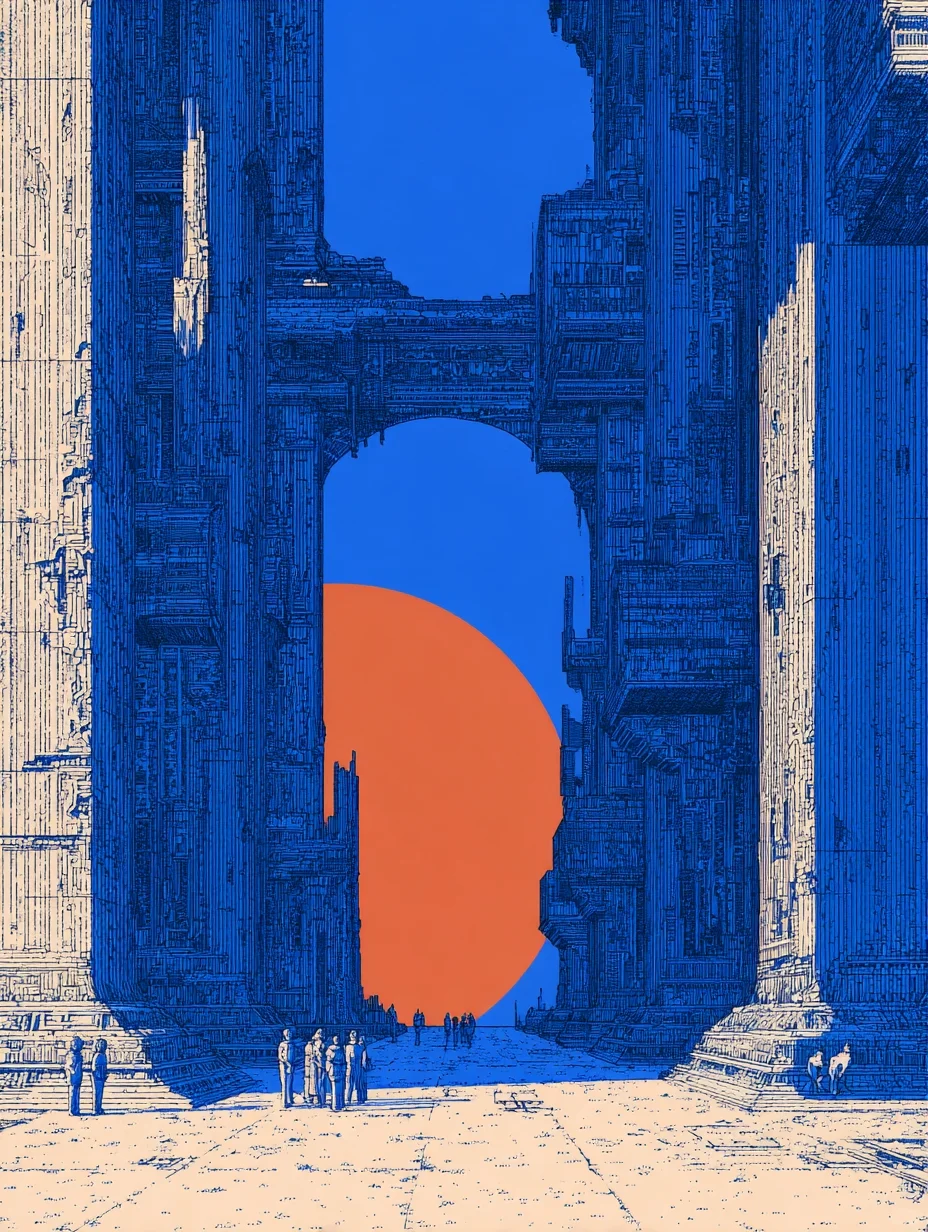 超现实主义｜现代浮世绘壁纸