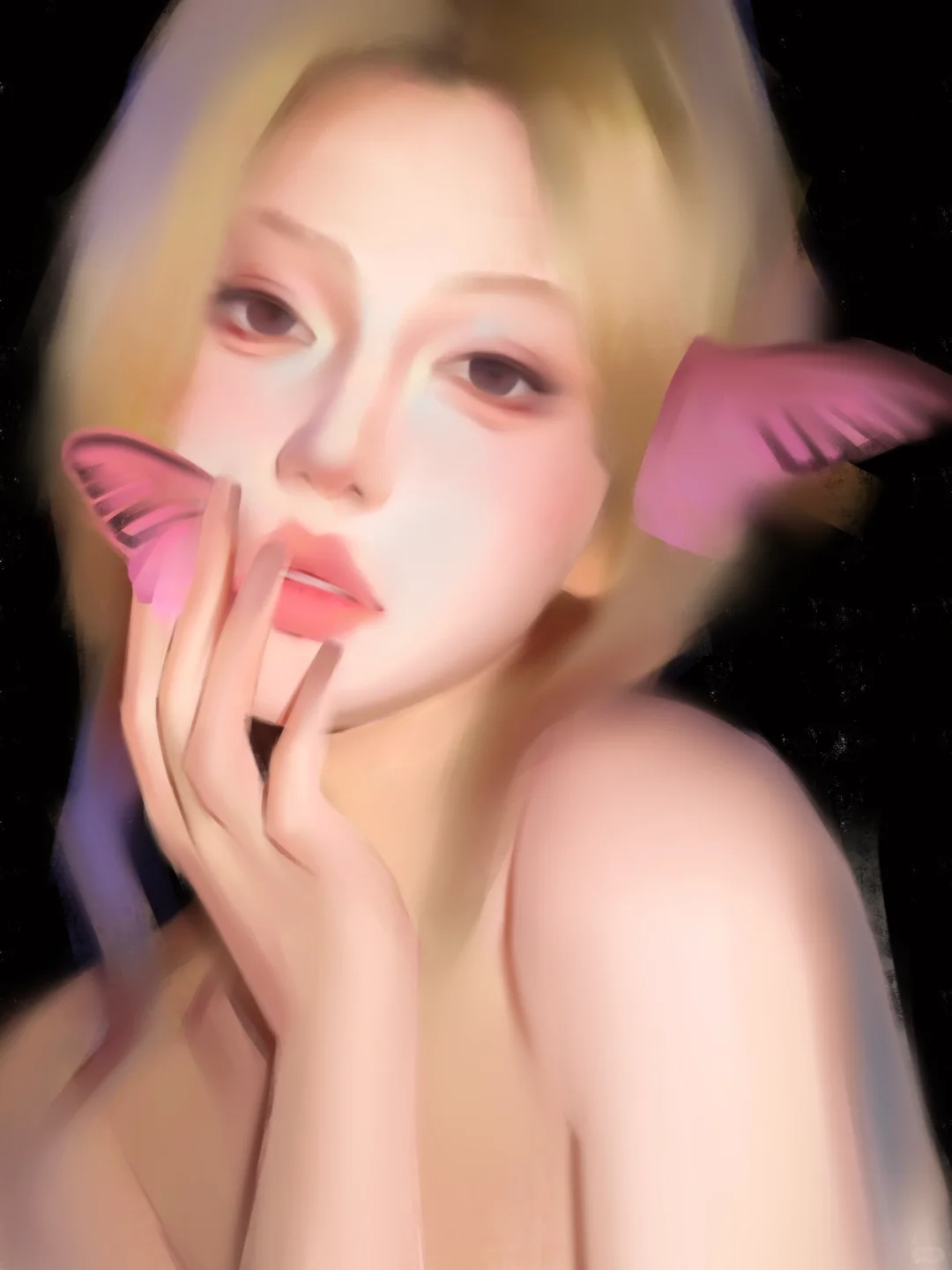还原美貌-厚涂过程～