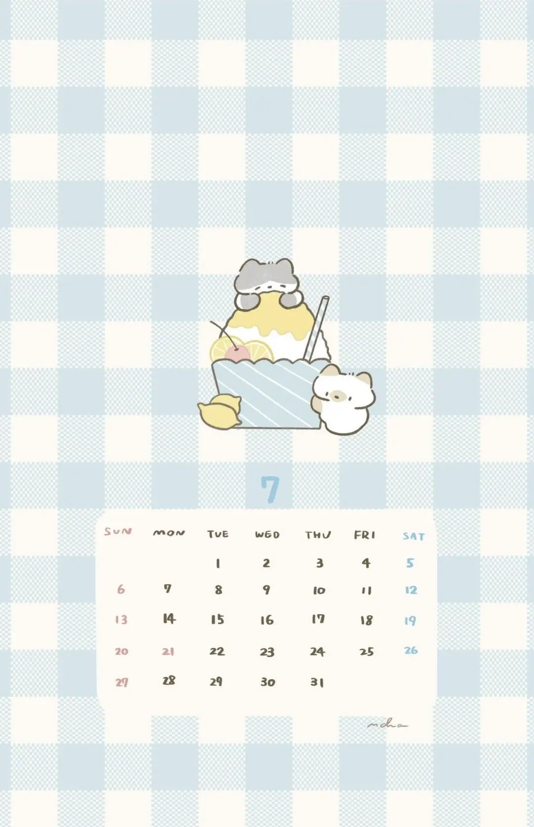 ～各种日本IP的七月壁纸～
