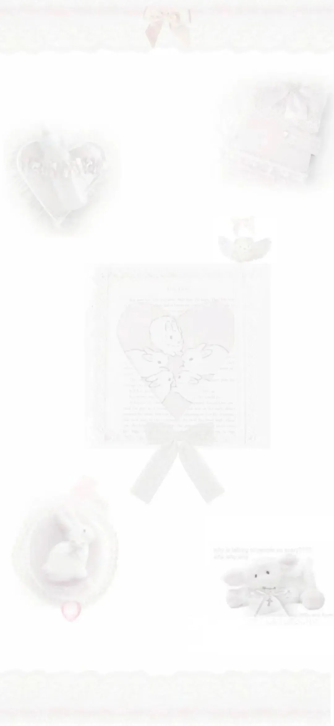 粉色白色系壁纸背景图自取