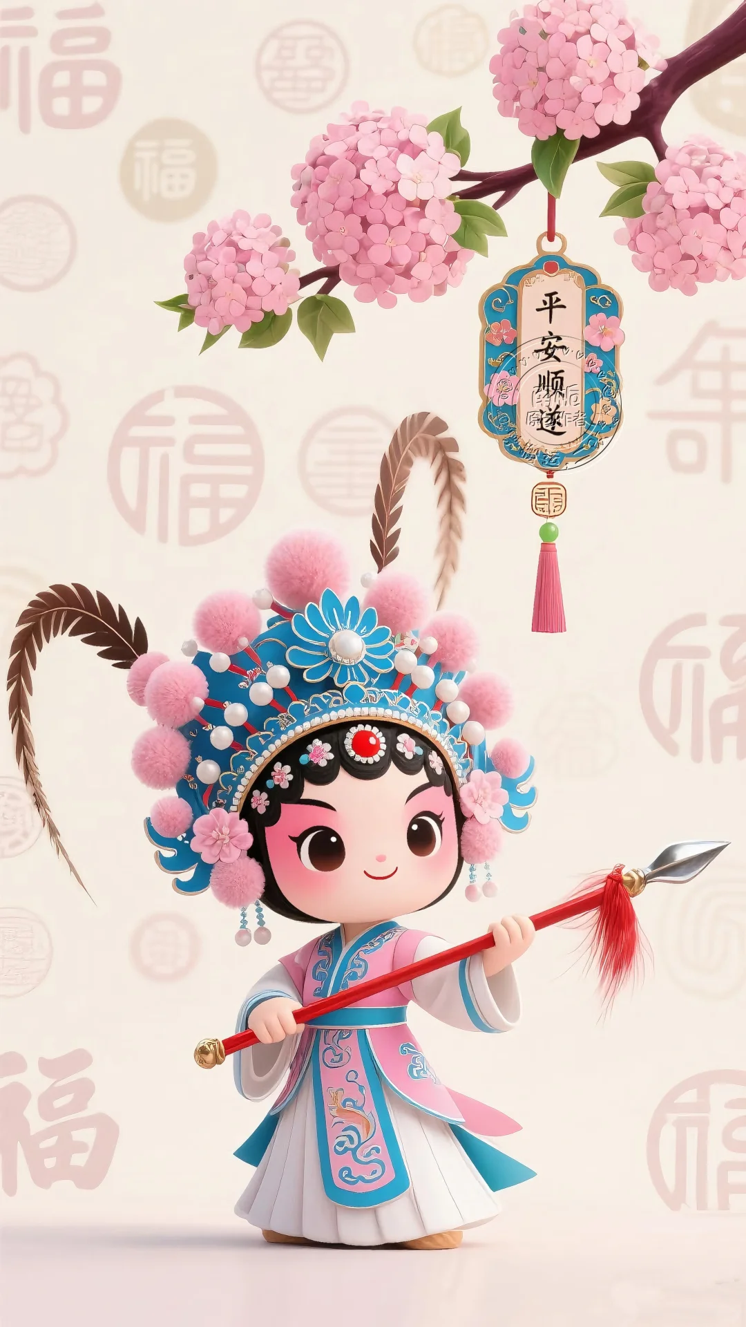 戏曲花旦壁纸