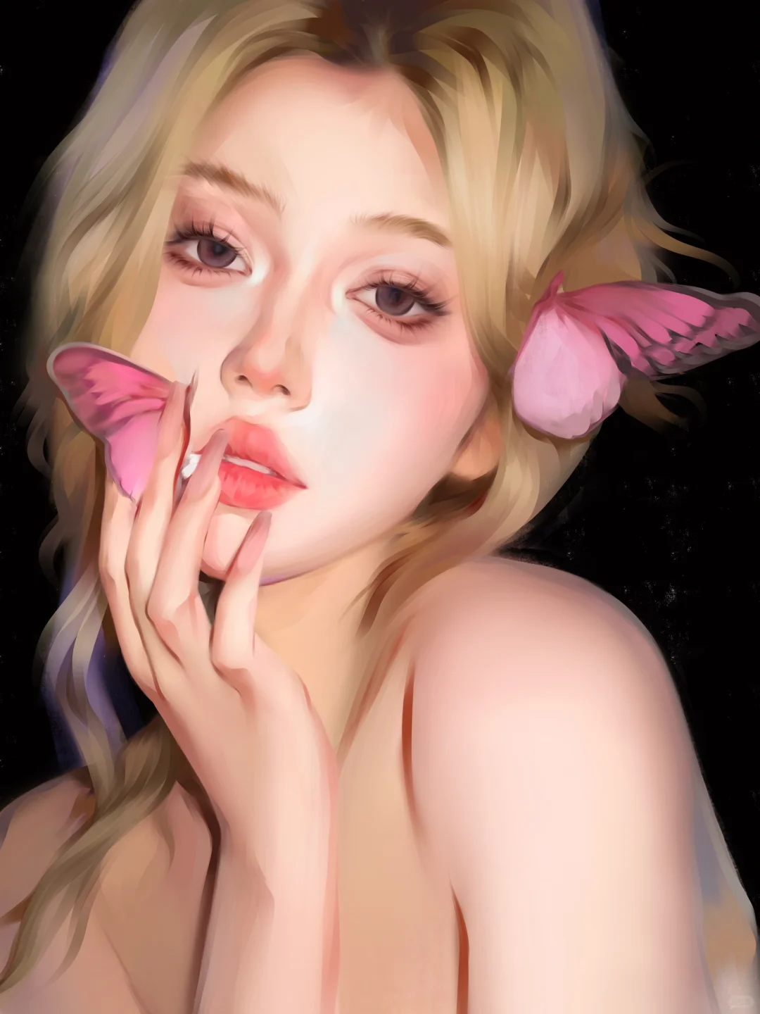 还原美貌-厚涂过程～