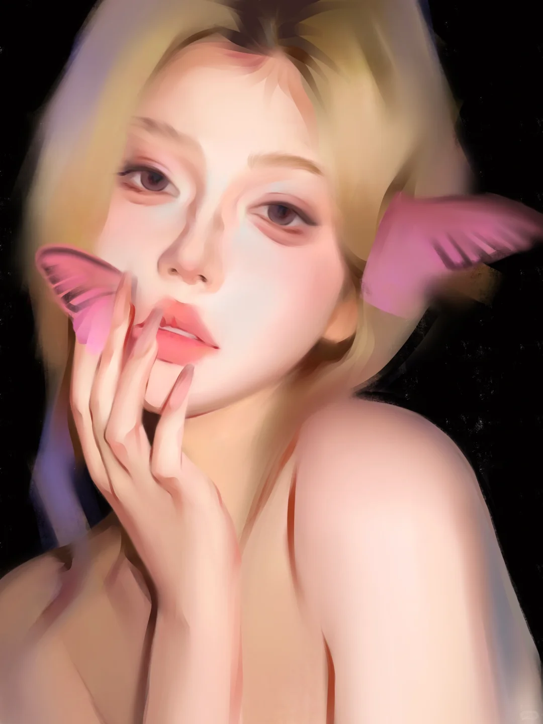 还原美貌-厚涂过程～