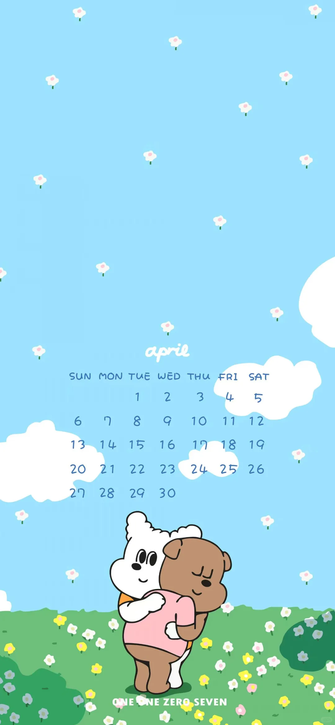 壁纸|4月日历分享