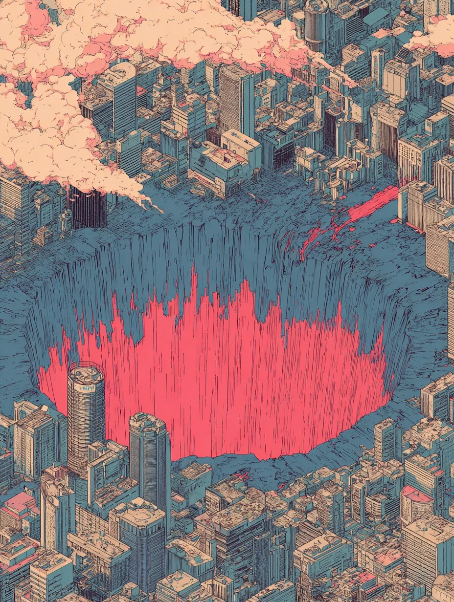超现实主义｜现代浮世绘壁纸