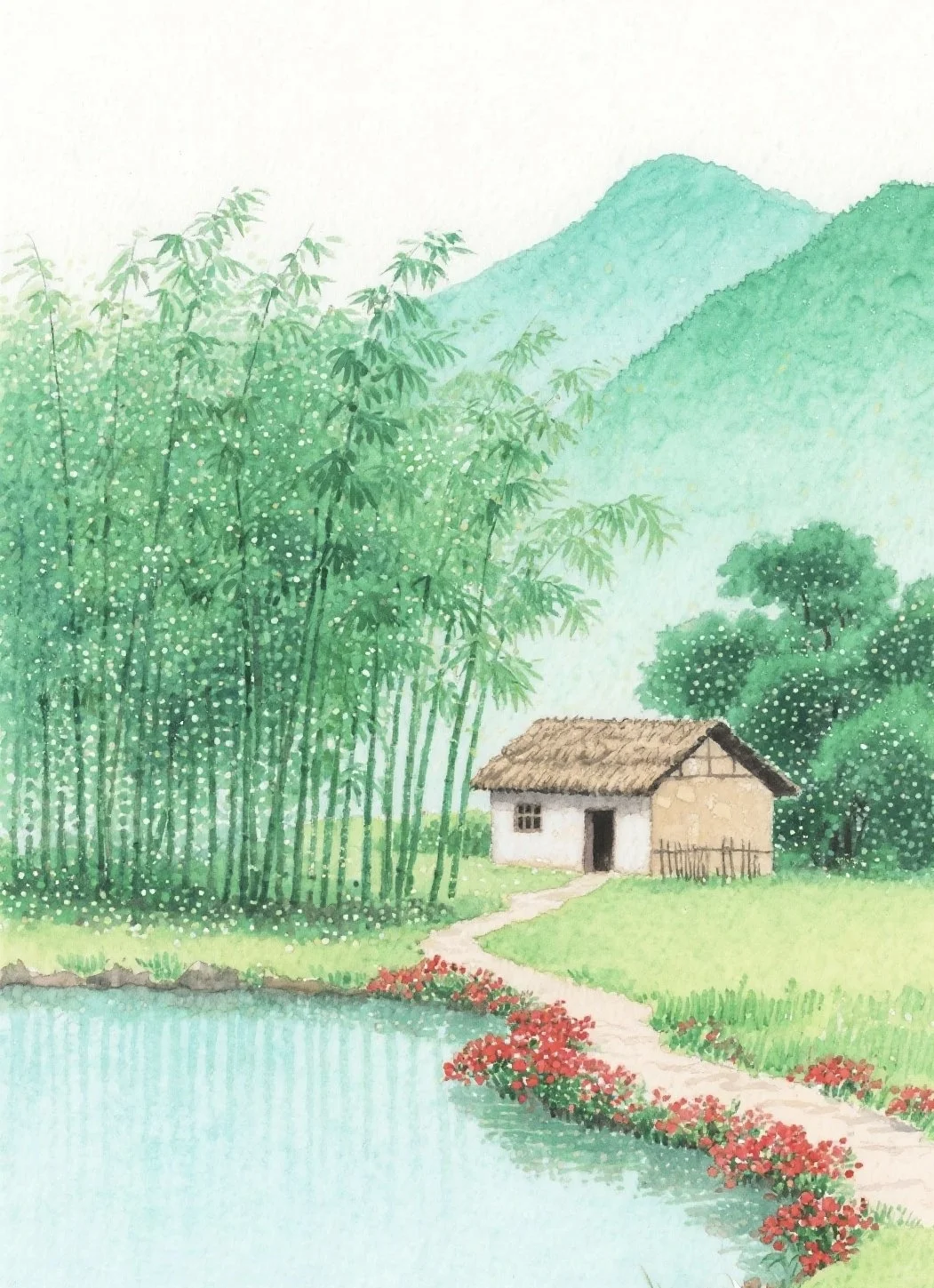 青山绿水•人家