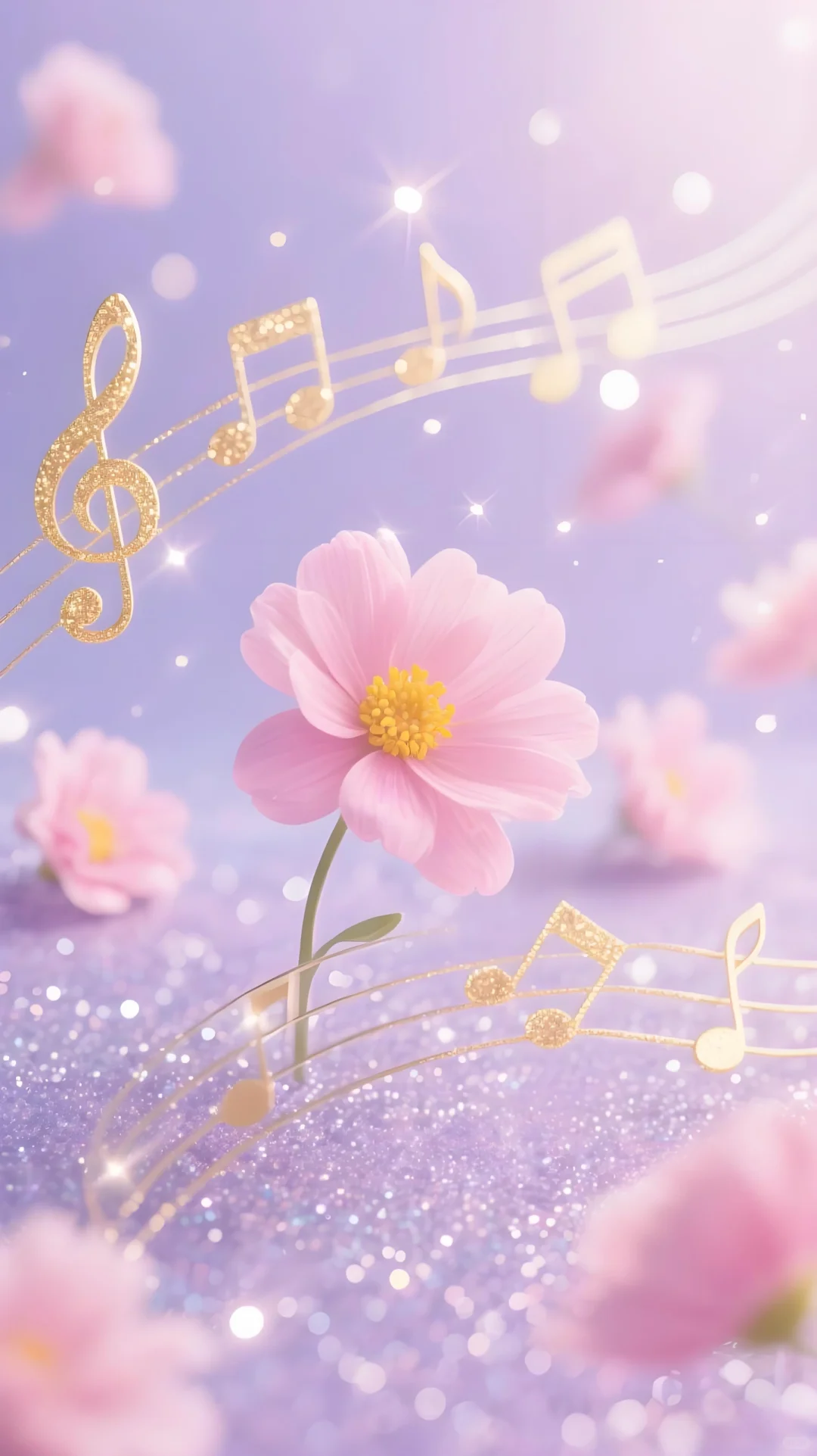 绝美壁纸｜梦里的花间，音乐与花🌸🌸🌸