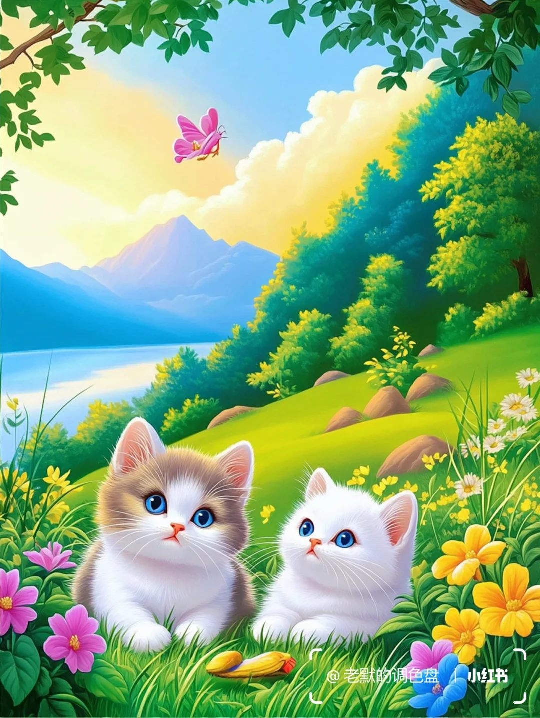 请查收今日应急治愈包～可爱猫咪插画
