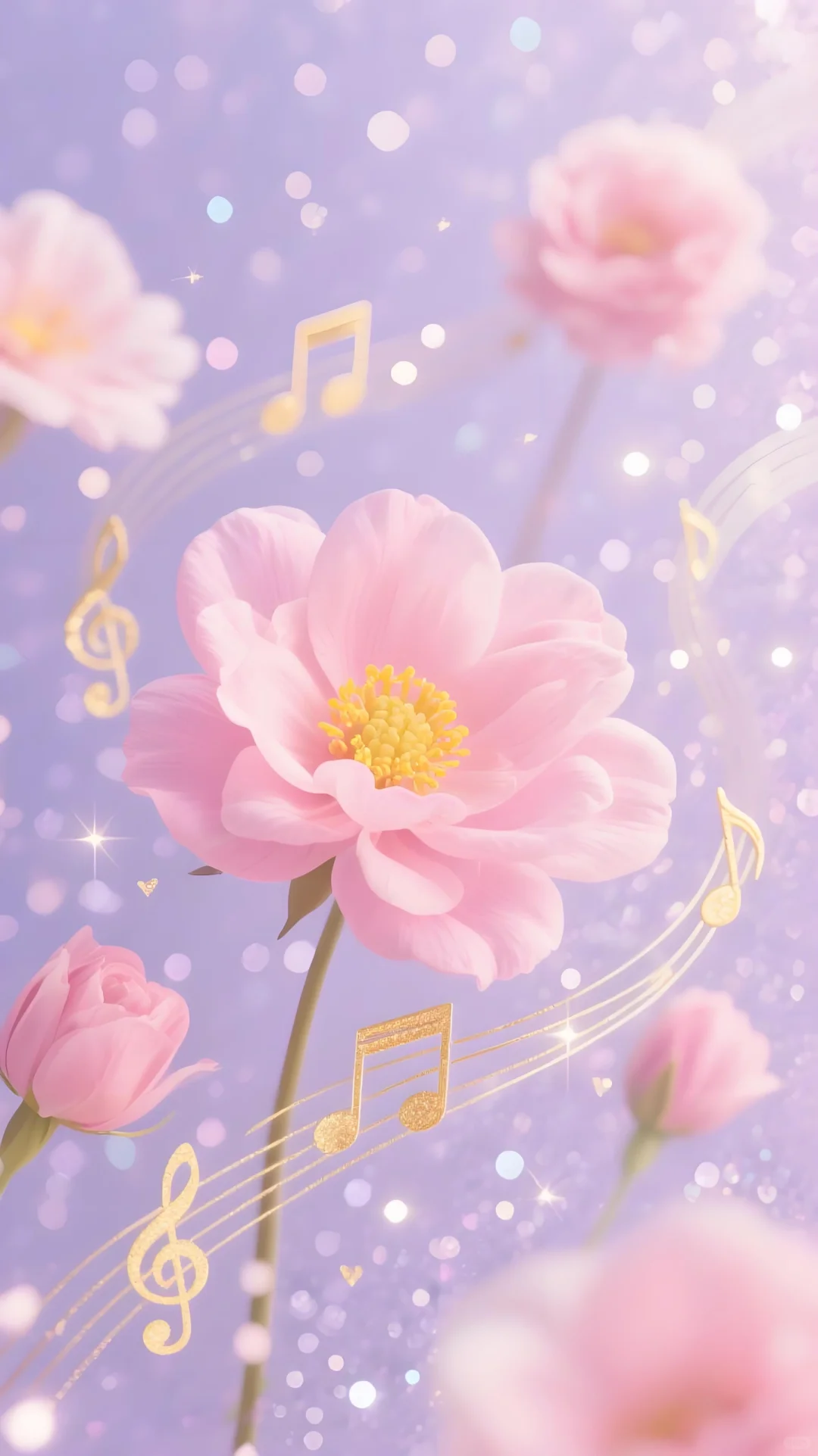 绝美壁纸｜梦里的花间，音乐与花🌸🌸🌸