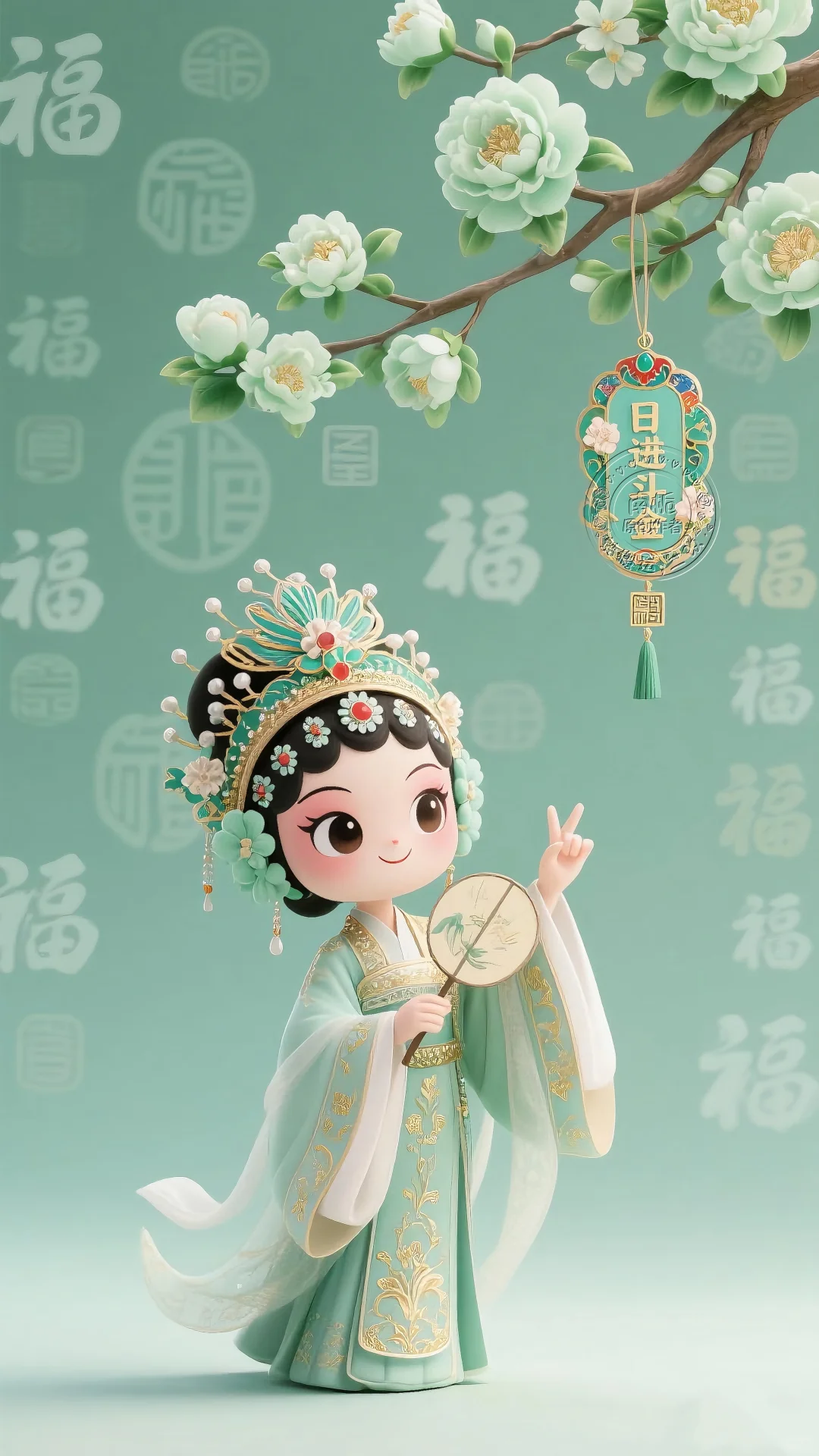 戏曲花旦壁纸