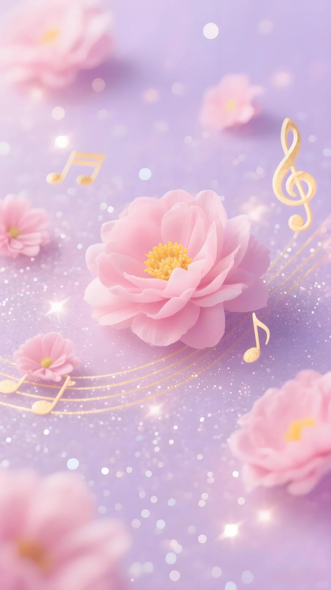 绝美壁纸｜梦里的花间，音乐与花🌸🌸🌸