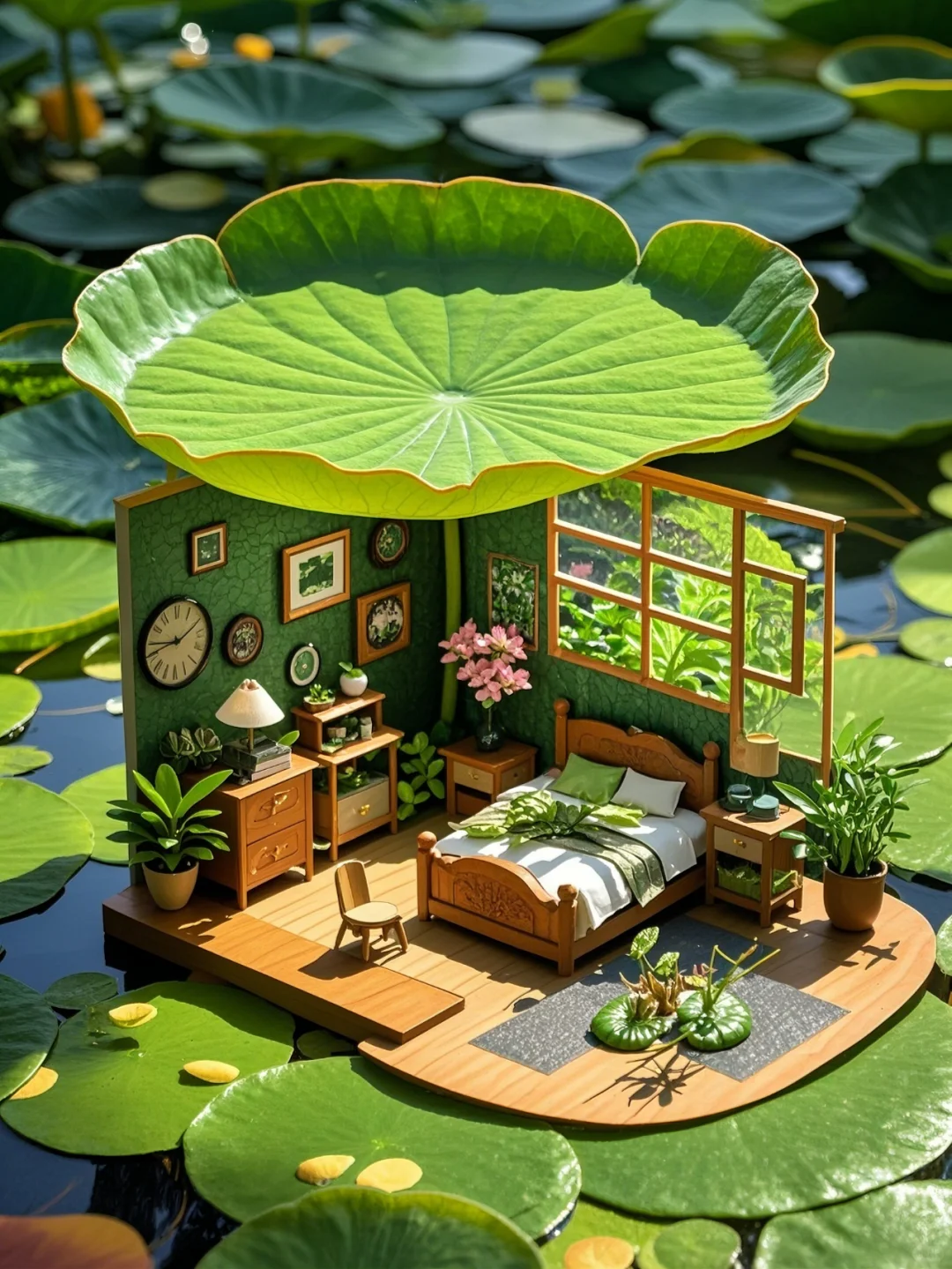 漂浮生活，浮萍上的卧室