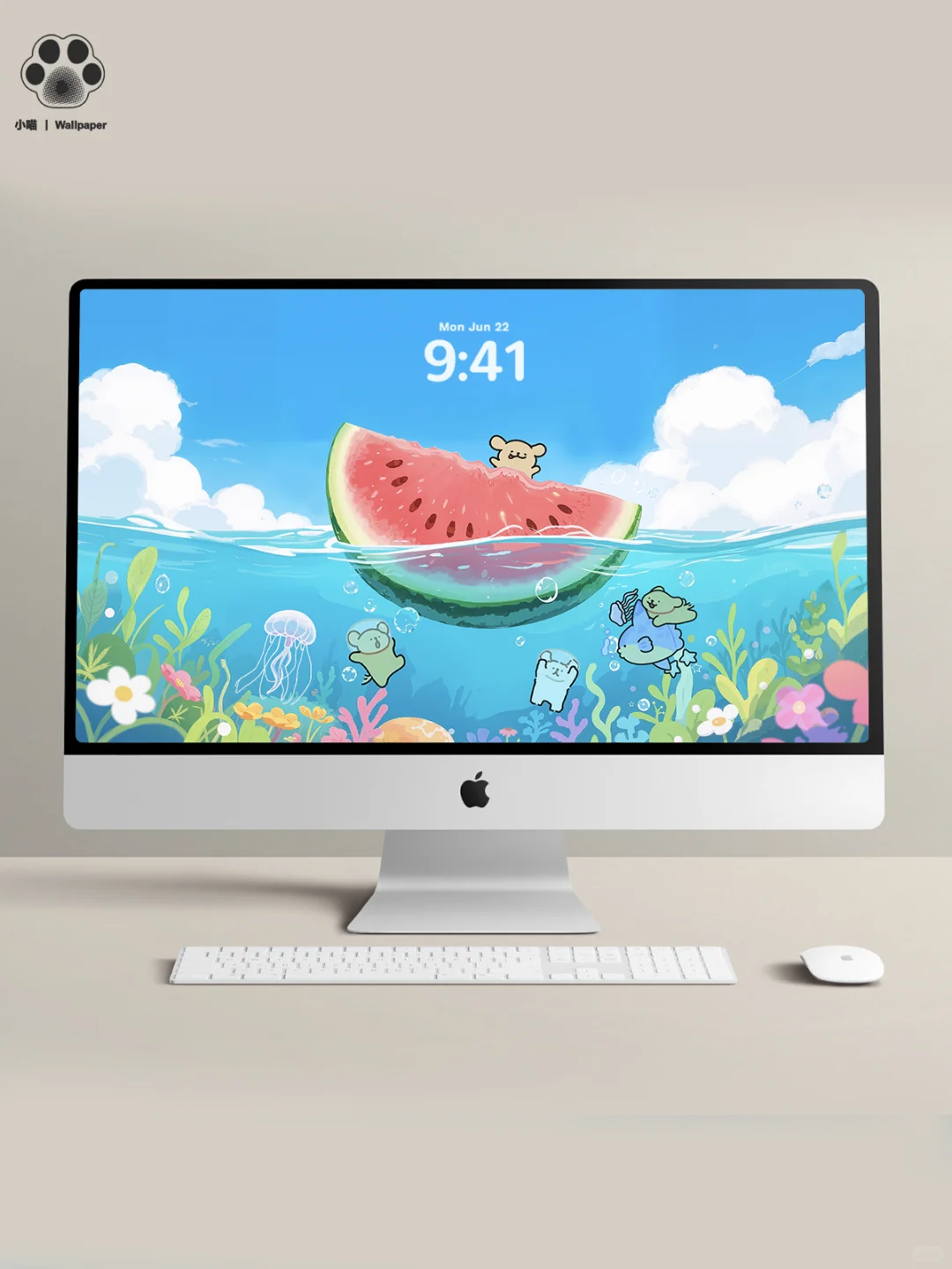 清凉一夏🍉～是爱潜水的治愈小狗呀～041