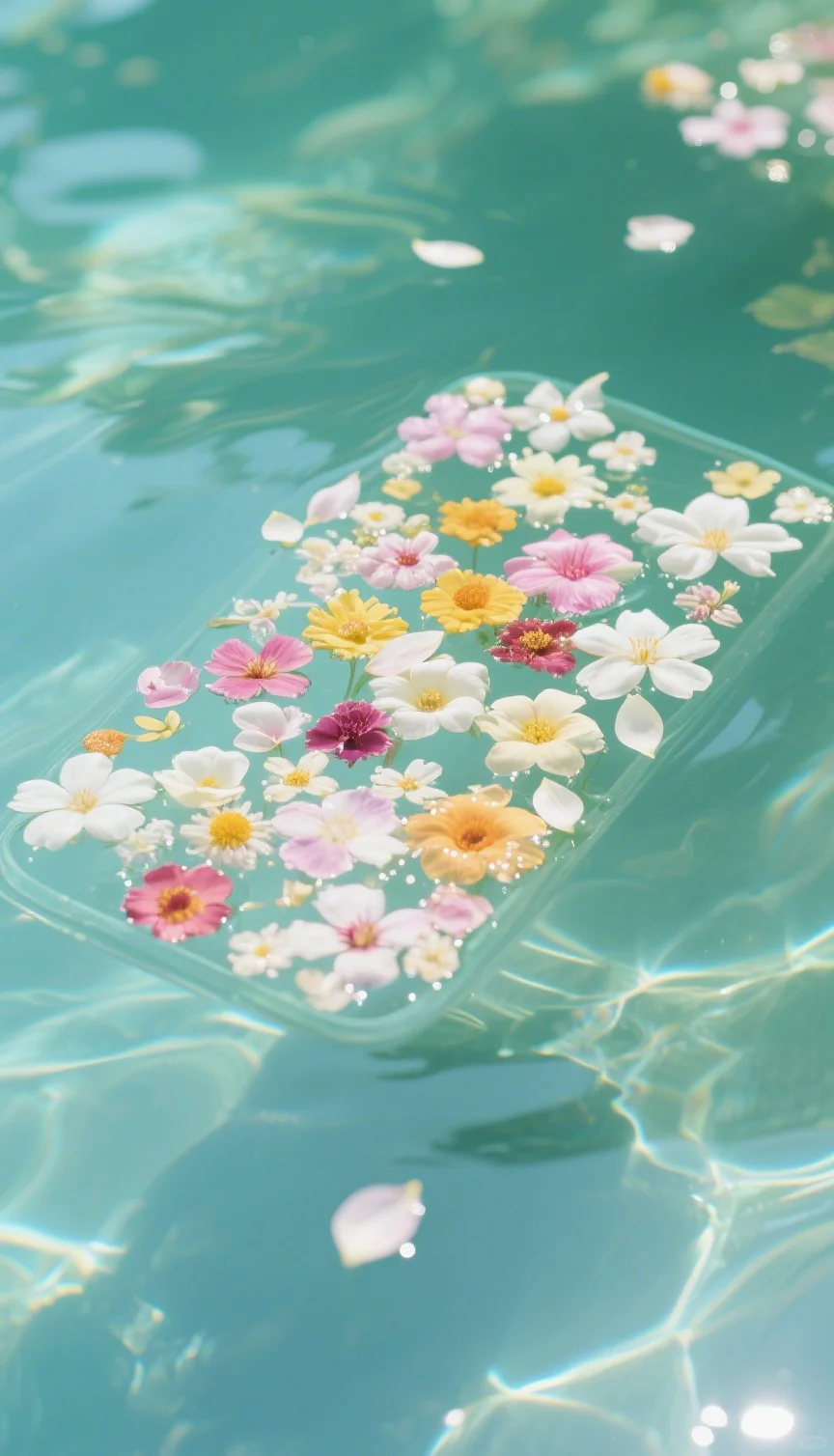 ✨Share-夏日律动清新花瓣壁纸。