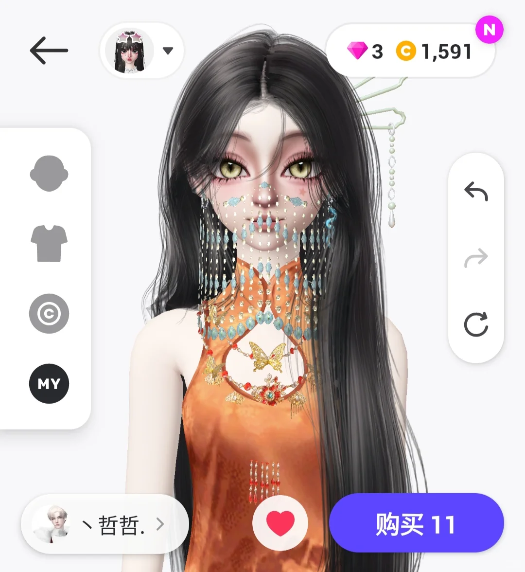 一眼心动的虚拟女孩～～～