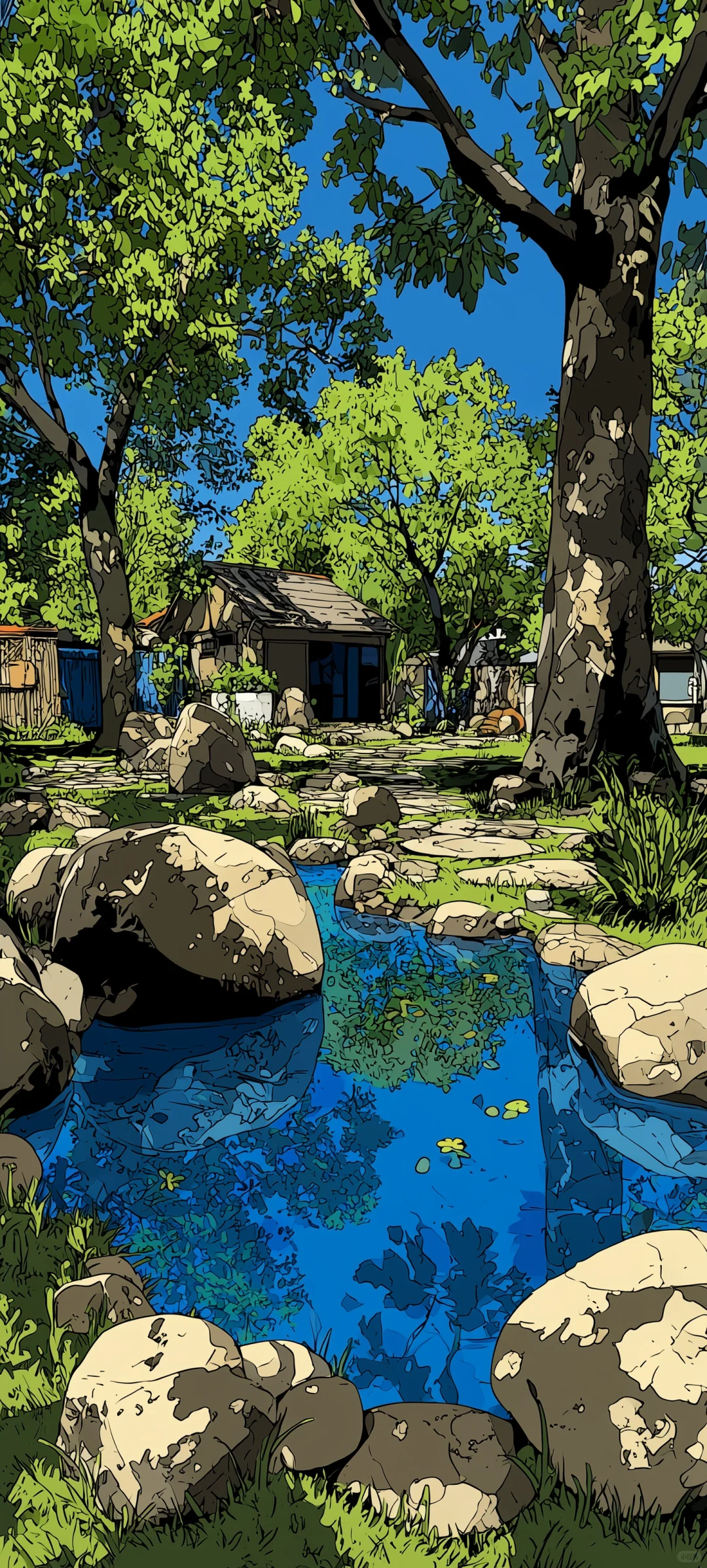 治愈系度假唯美插画 | 057