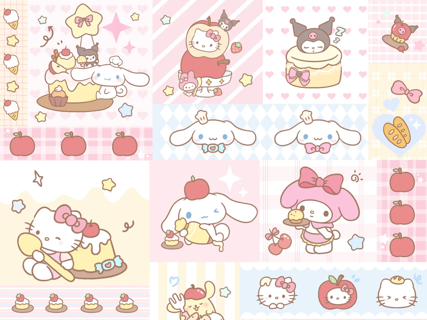 ‧₊˚☆Kitty烘焙系列壁纸 | 奶fufu✨