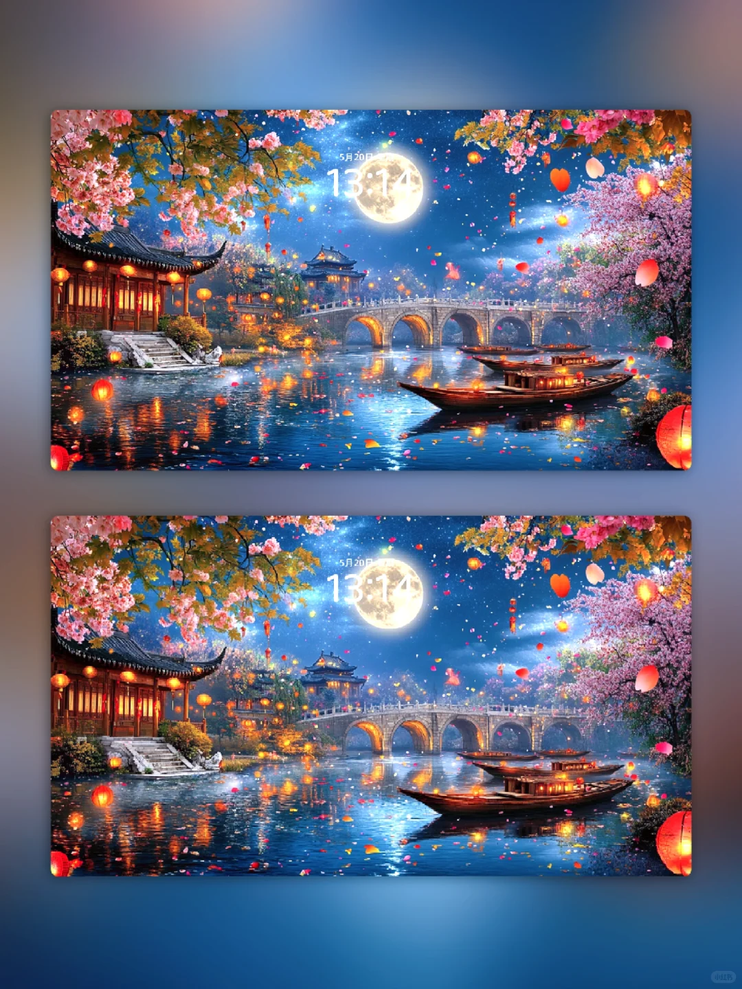 东方美学｜渔歌晚舟｜华灯初上