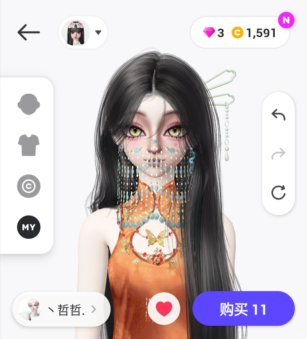 一眼心动的虚拟女孩～～～