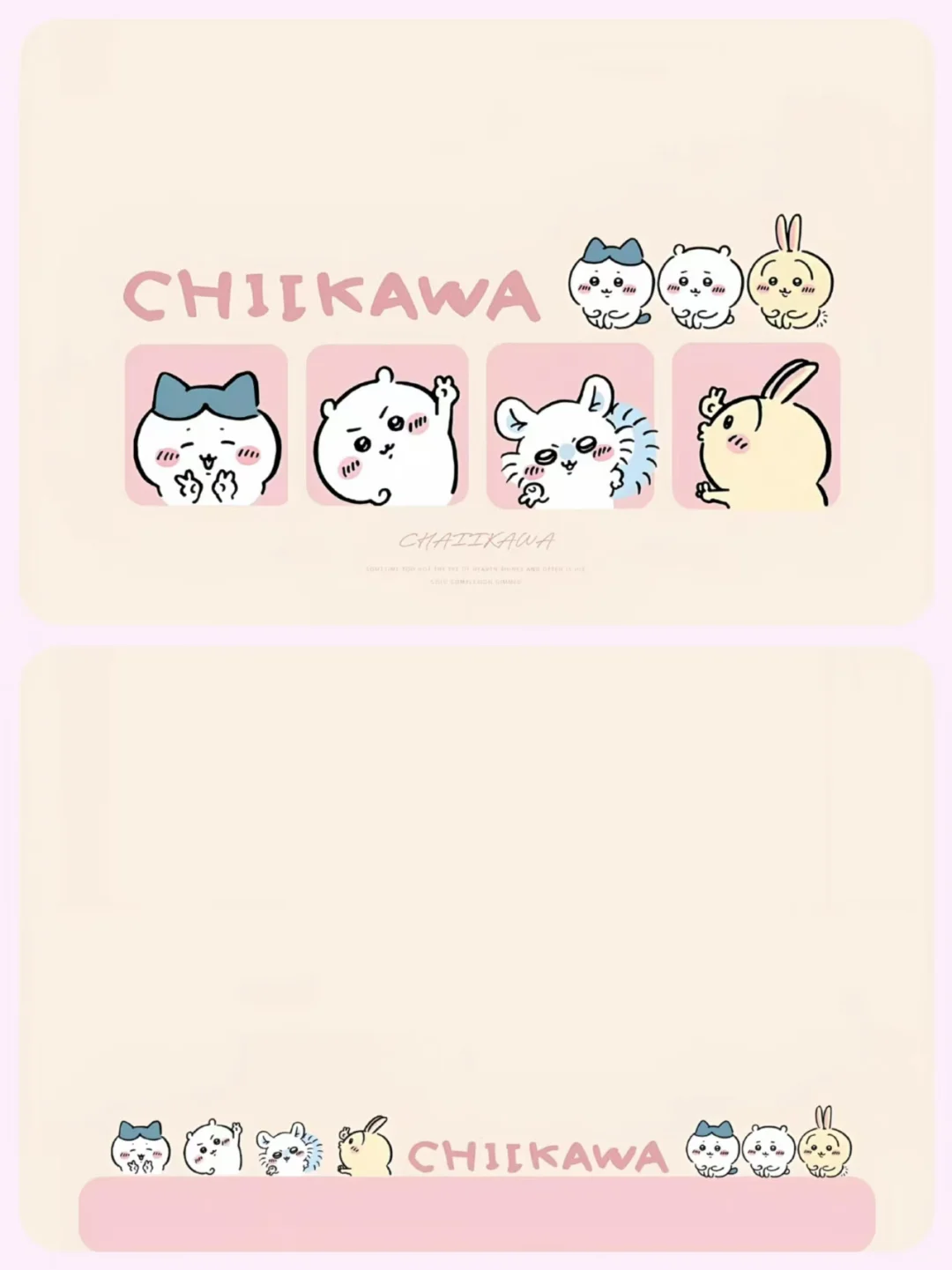 𝐒𝐇𝐀𝐑𝐄｜chiikawa ipad壁纸