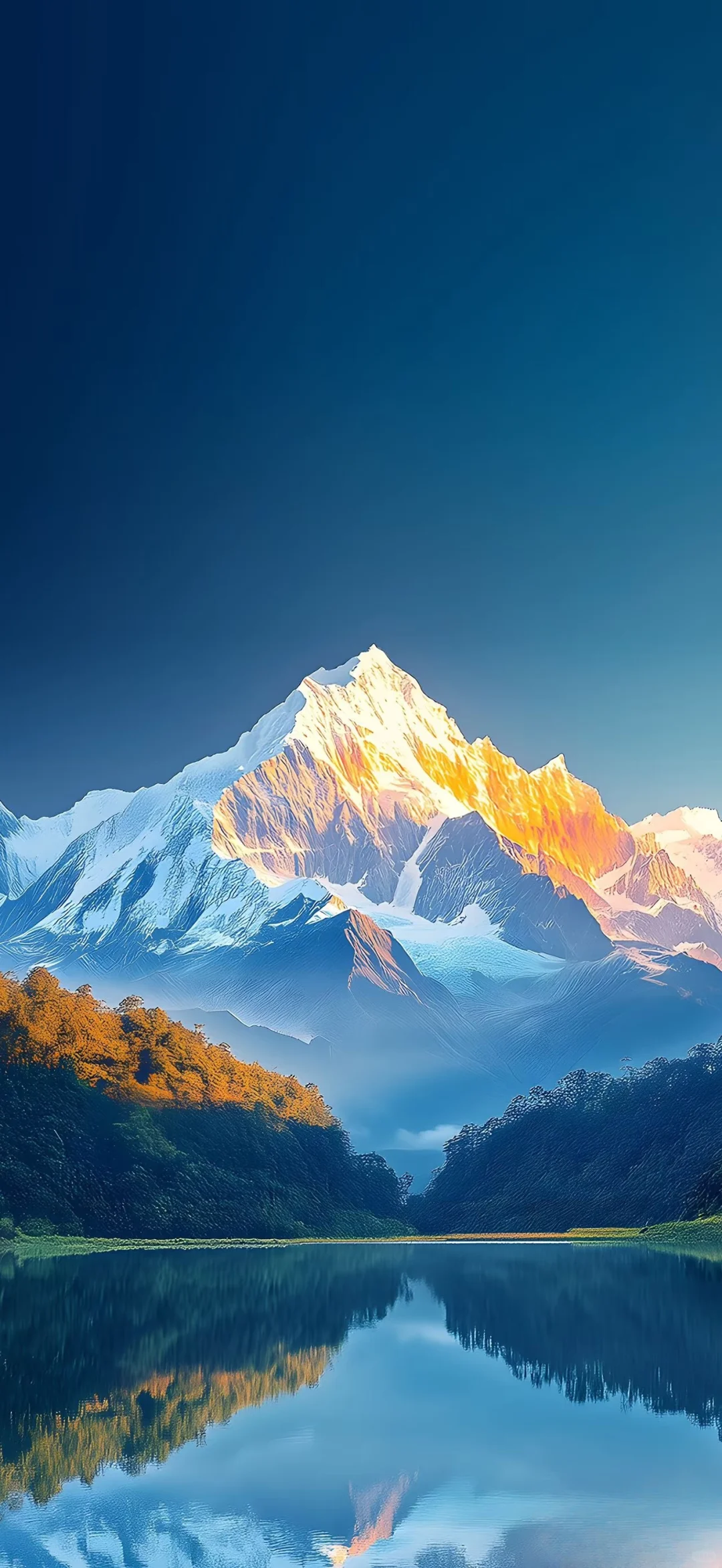 日照金山，好运连连！苹果手机壁纸！