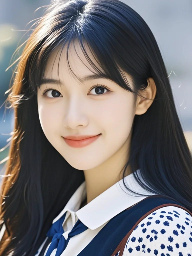 美女壁纸︳清纯系女神，笑容温婉迷人😍