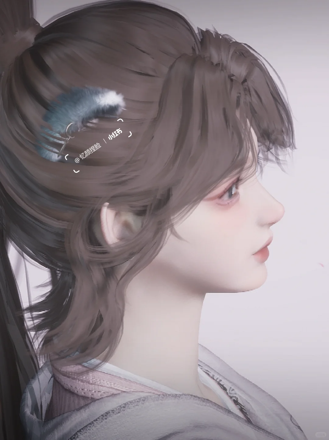 卷毛马尾玻璃瞳可爱小妞迷人眼～♡