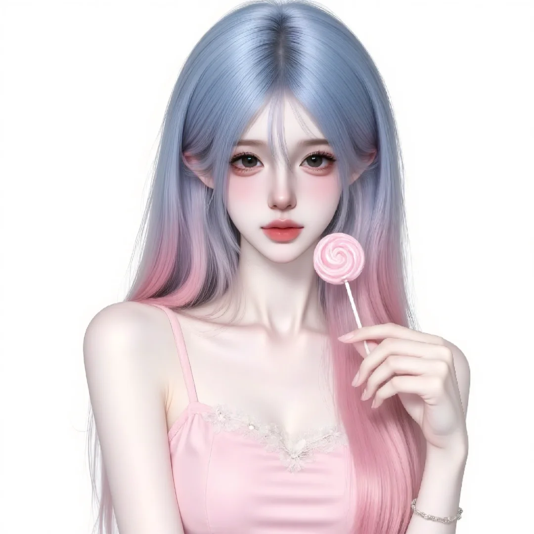 唯美女头｜梦幻彩虹糖