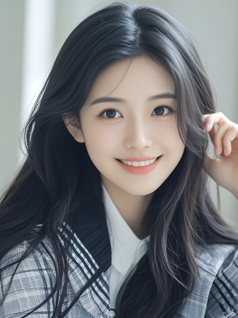 美女壁纸︳清纯系女神，笑容温婉迷人😍