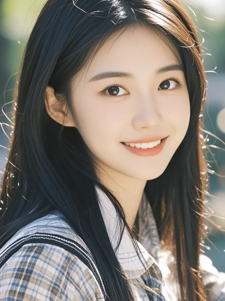 美女壁纸︳清纯系女神，笑容温婉迷人😍